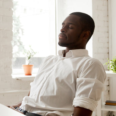 Concentrating on breathing